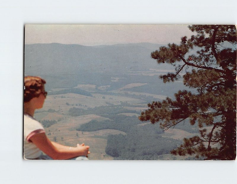 Postcard Signal Nob Skyline Drive in Shenandoah National Park Virginia USA