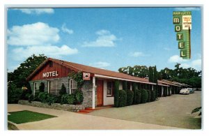 LOMITA, CA California ~ Roadside BARTLETT MOTEL  c1950s  Cars Postcard