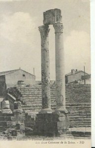 France Postcard - Arles - Theatre Romain - Les Deux Colonnes De La Scene TZ12046