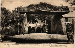 CPA St-NAZAIRE - Dolmen Trilittre classe dans les Monuments (589705)