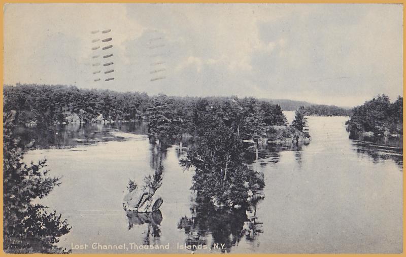 Thousand Islands, New York, Lost Channel - 1910