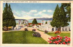 Postcard HOTEL SCENE Lake George New York NY AN8469