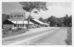 J68/ LaFollette Tennessee Postcard RPPC 50s Cline Wynn's Craft o The Hills 301