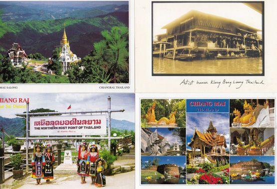 Chiang Mai Doi Mae Salong Klong Bang Loung 4x Thailand Postcard s