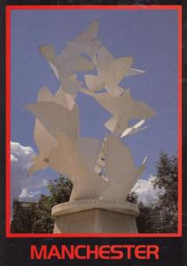 Manchester Doves Of Peace Bridge Street Postcard