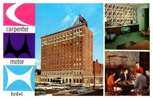 Postcard HOTEL SCENE Manchester New Hampshire NH AS1069