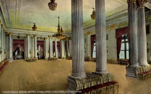 Oakland, California - The Ivory Ball Room at the Hotel Oakland - c1908