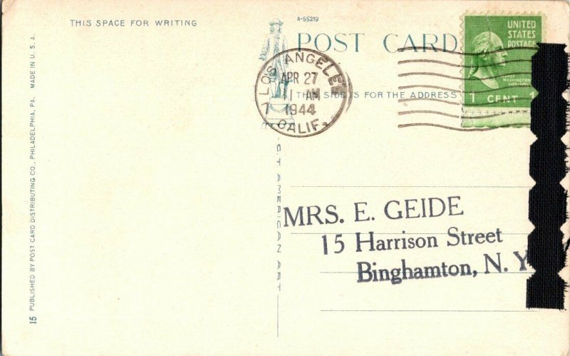 Washington School New Brunswick N. J. New Jersey Postcard