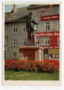 493815 East Germany GDR Eisleben monument to Lenin by Manizer Vintage postcard