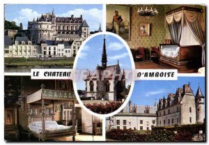 Postcard Modern Touraine Amboise Chateau