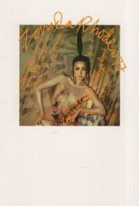 Zandra Rhodes Wamsutta Sheet USA 1977 Fashion Collection London Postcard