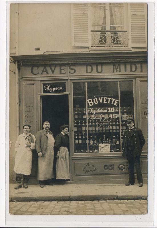 ARGENTEUIL : cave du midi, hypeau, buvette degustation 10cents, aperitif 15ce...