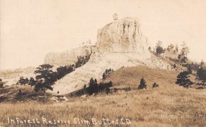 Slim Buttes South Dakota in Forest Reserve Scenic View Real Photo PC AA43591