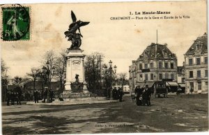 CPA Chaumont - Place de la Gare (270057)