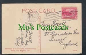 Genealogy Postcard - Boxall - 6 The Mount, St Leonards On Sea, Sussex   RF6314