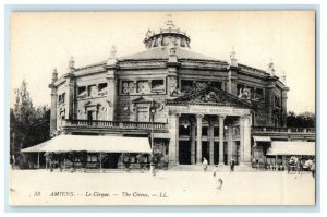 c1910's Amiens Le Cirque Municipal Building The Circus France Postcard 