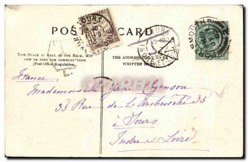 Old Postcard Southsea Beach