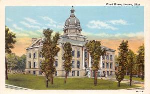 E51/ Ironton Ohio Postcard c1930s Lawrence County Court House