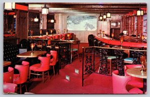 Interior~Continental Inn Revere Tavern Lexington Kentucky~Vintage Postcard