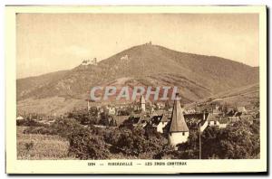 Old Postcard Ribeauville Les Trois Chateaux