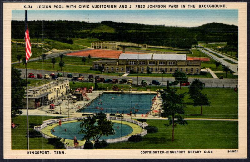 Legion Pool,Civic Auditorium,J Fred Johnson Park,Kingsport,TN