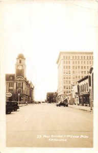 J24/ Edmonton Alberta Canada RPPC Postcard c40s Post Office McLeod Building 66