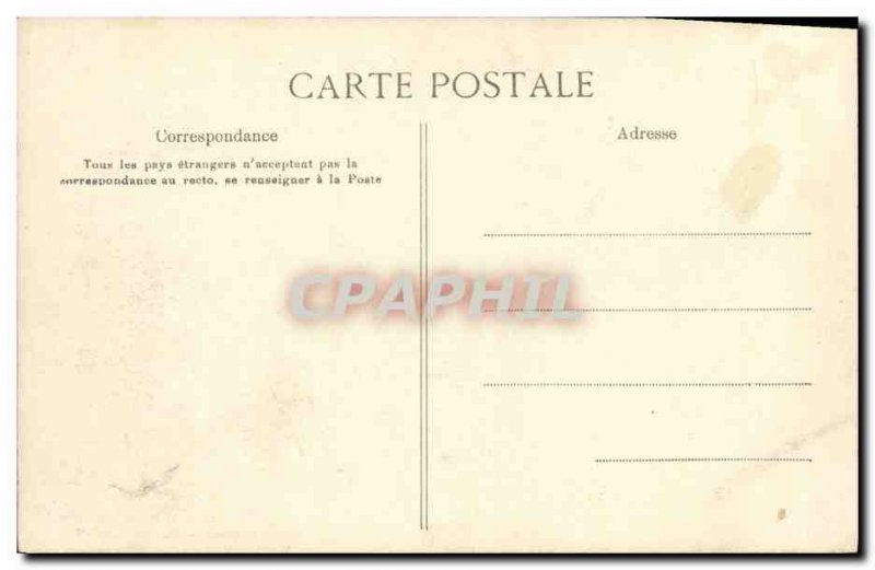 Old Postcard Fougeres Entry into drill shack