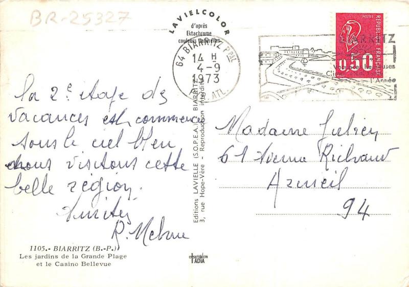 BR25327 Biarritz Les Jardins de la Grande Plage France