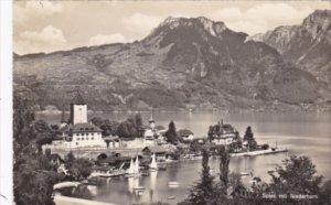 Switzerland Spiez mit NIederhorn 1959 Photo