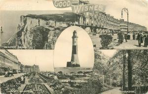 England, Eastbourne, Beachy Head, Carpet Gardens, Royal Parade, Lighthouse