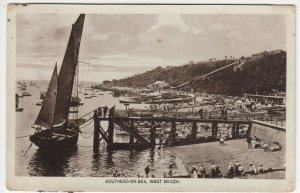 Essex; Southend On Sea, West Beach PPC, c 1920, To Miss Moyes, Golders Green