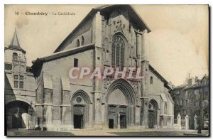 Old Postcard Chambery Cathedrale