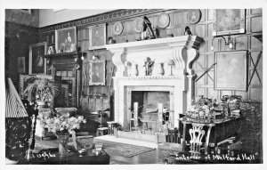 SUDBURY SUFFOLK ENGLAND~MELFORD HALL-INTERIOR VIEW~REAL PHOTO POSTCARD