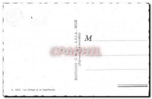 Modern Postcard Eze Village and Cap Ferrat