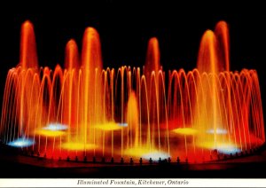 Canada Ontario Kitchener Illuminated Fountain