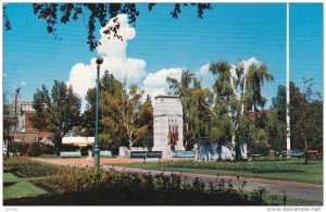 Cenotaph Honoring Canada´s War Dead, Central Park, CALGARY, Alberta, Canada,...