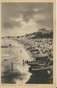 Dorset Postcard - The Sands Looking West - Bournemouth - TZ12067