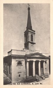 Vintage Postcard 1920's The Old Cathedral Basilica in St Louis King of France MO