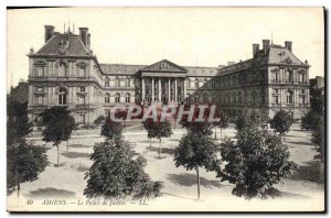 Old Postcard Amiens Courthouse