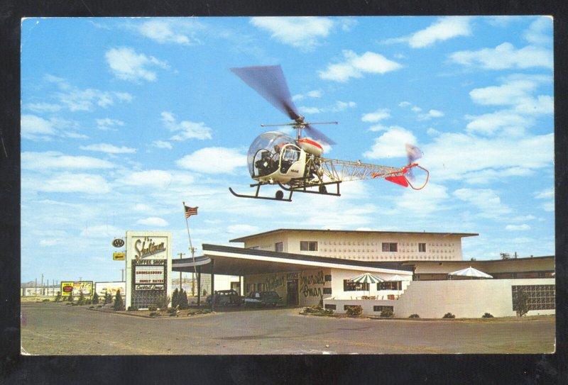 SANTA ROSA NEW MEXICO ROUTE 66 SURF MOTEL SWIMMING POOL ADVERTISING POSTCARD