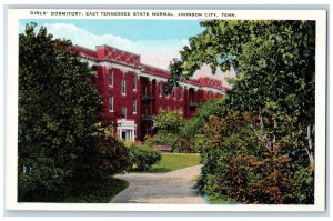 Girls Dormitory East Tennessee State Normal Johnson City Tennessee TN Postcard