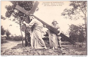 Calvaire De Pontchâteau, Simon, Le Cyreneen Aide Jesus A Porter Sa Croix, Fr...