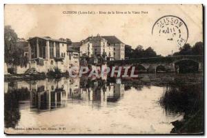 Old Postcard Clisson Banks of the Sevre and the Old Bridge