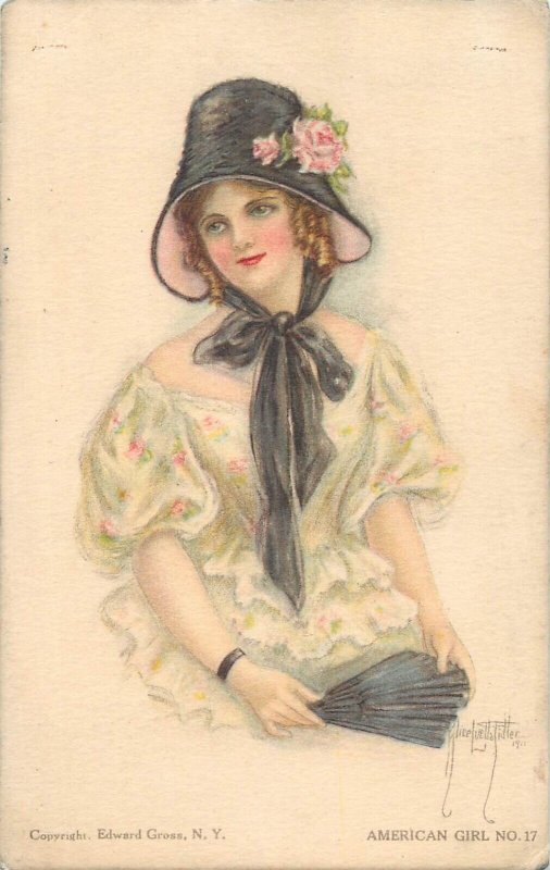 America Girls Series Beauty Drawn Glamor Ladies by Alice Luella Fidler lot of 8