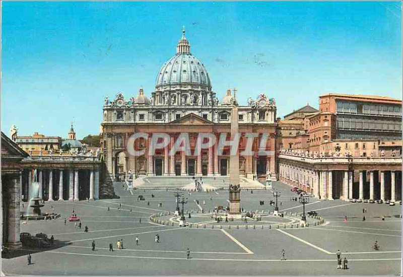 Postcard Modern S Stone Vatican Basilica Cite