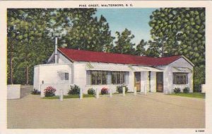 South Carolina Walterboro Pine Crest Restaurant