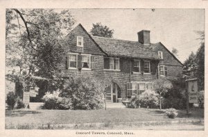 Vintage Postcard 1910's Concord Tavern Concord MA Pub. Frank W Swallow