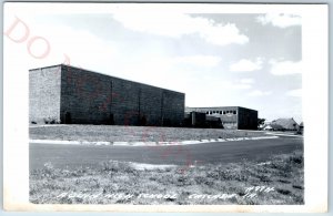 c1950s Cascade, IA RPPC Aquin High School Real Photo Postcard A103