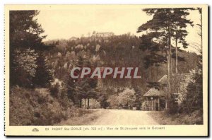 Old Postcard Mont Sainte Odile and view of St Jacques To the Convent