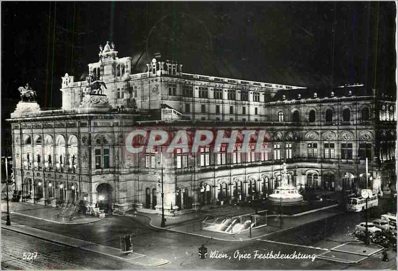 Postcard Modern Vienna Wien Opec Festbelenchtung